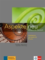Aspekte neu B1 plus Arbeitsbuch (Workbook) mit Audio-CD