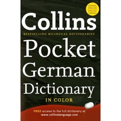 Collins Pocket German Dictionary - German/English - English/German