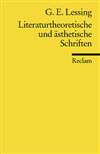 Literaturtheoretische und &auml;sthetische Schriften