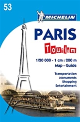 Plan de Paris Tourisme (en anglais)