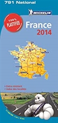 Carte France 2014 100% PlastifiÃ©e Michelin