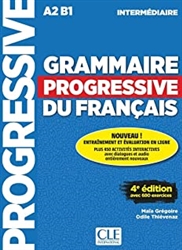 Grammaire progressive du franÃ§ais - Niveau intermÃ©diaire (A2/B1) - Livre + CD + Appli-web - 4Ã¨me Ã©dition