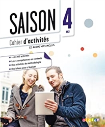 Saison 4 B2 - Cahier d'activitÃ©s (Workbook) - Grand Format avec 1 DVD + 1 CD audio