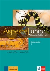 Aspekte junior C1  Medienpaket (4 Audio-CDs + Video-DVD)
