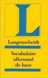 Langenscheidt Vocabulaire de base allemand, Dictionnaire d'apprentissage