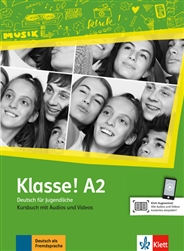 Klasse! A2 Kursbuch (Textbook) with Online Audio and Video