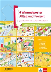 Meine Welt auf Deutsch A1 Poster Set: Alltag und Freizeit
