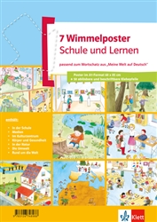 Meine Welt auf Deutsch A1 Poster Set: Schule und Lernen