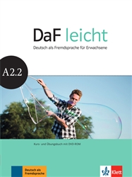 DaF leicht A2.2 Kurs- und Ãœbungsbuch + DVD-ROM (Textbook/Workbook with DVD-ROM)