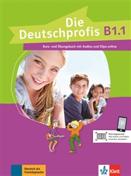Die Deutschprofis B1.1 (Combined Half Edition) Text/Workbook + Online Audio (Ch. 1-6)