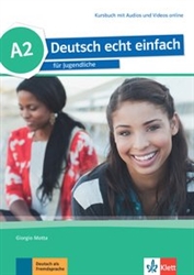 Deutsch echt einfach A2 Kursbuch (Textbook) mit Audios und Videos online
