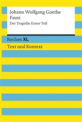 Faust. Der TragÃ¶die Erster Teil Reclam XL - Text und Kontext