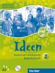 Ideen 2 Arbeitsbuch (Workbook) with Audio-CD + CD-ROM both to accompany Workbook