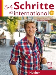 Schritte international Neu 3+4 (A2) Arbeitsbuch mit (Workbook with) Audio-CDs