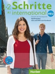Schritte international Neu 1+2 Medienpaket (5 Audio-CDs und 1 DVD zum Kursbuch)