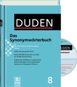 Duden 8 - Das Synonymw&ouml;rterbuch - 5.Auflage - Buch plus CD-ROM