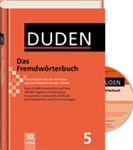 Duden 5 - Das Fremdw&ouml;rterbuch -10.Auflage - Buch plus CD-ROM