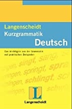 Langenscheidts Kurzgrammatik, Deutsch