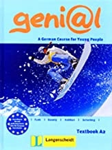 Genial A2 Textbook (hardcover) Ger-Eng glossary at back of book