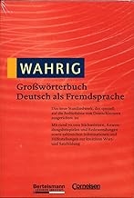 Wahrig: GroÃŸwÃ¶rterbuch Deutsch als Fremdsprache (paperback)
