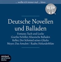 Deutsche Novellen - ausgewÃ¤hlte Novellen und Balladen Audio CD's (set of 6)