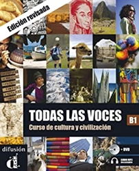 Todas las voces  B1: curso de civilizaciÃ³n y cultura: Todas las Voces Libro del alumno+DVD (Ele - Texto EspaÃ±ol) (SAME AS 9783125269729)